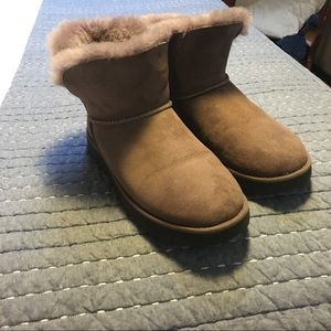 Ugg Booties, Dusty Rose, size 9